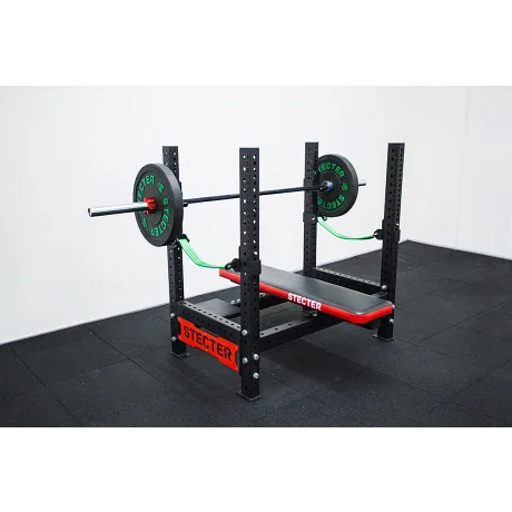 Горизонтальная скамья STECTER для жима лежа - Фото 6