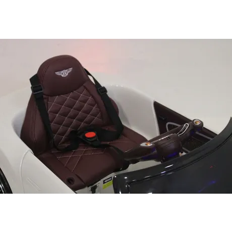 Электромобиль RiverToys BENTLEY-EXP12 JE1166 белый - Фото 12