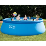 Бассеин INTEX Easy Set 457*122 см с насосом, лестницей, тентом и подстилкой, 26168NP