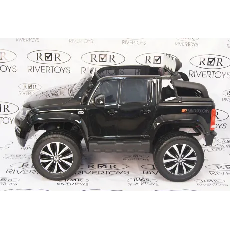 Электромобиль RiverToys VOLKSWAGEN-AMAROK-M999MM Black - Фото 12