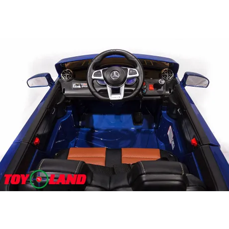 Электромобиль ToyLand Mercedes-Benz SL65 AMG синий - Фото 8