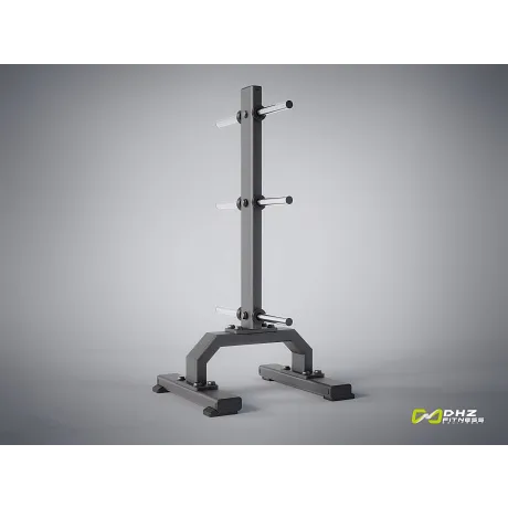 Стойка для олимпийских дисков DHZ Vertical Plate Tree E-1054В - Фото 5