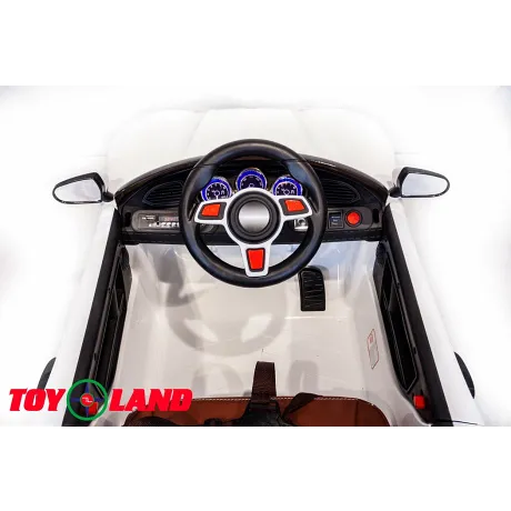 Электромобиль ToyLand Porsche Sport QLS 8988 белый - Фото 7
