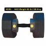 Гантели наборные MX Select MX-85, вес 5.6-38.6 кг, 2 шт без стойки - Фото 5