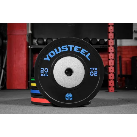 Диски Yousteel чёрный/синий 20 кг