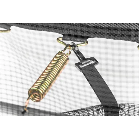 Батут Sundays Favorite 14FT (синий, с сеткой, с лестницей) - Фото 3