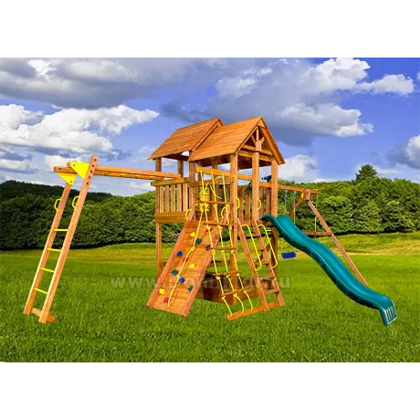 Игровая площадка серии SkyFort II стандарт с манки-баром -рукоходом - Фото 5