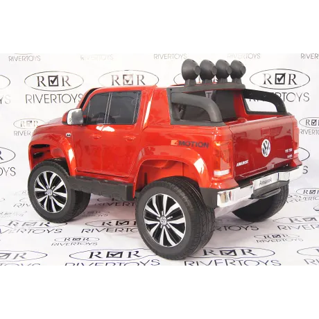 Электромобиль RiverToys VOLKSWAGEN-AMAROK-M999MM Red - Фото 14