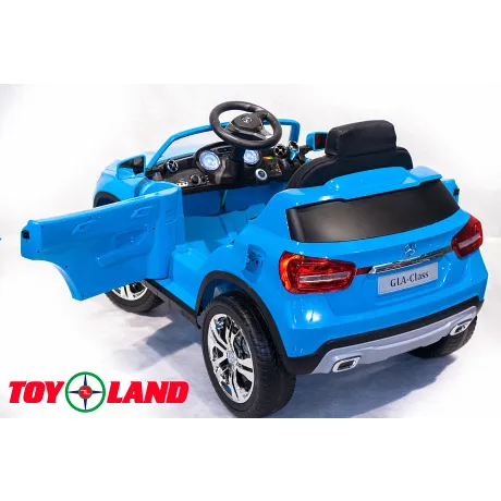 Детский электромобиль Toyland Mercedes-Benz GLA синий - Фото 6