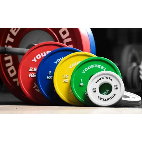 Диски тренировочные малые Yousteel синий 2 кг - Фото 3