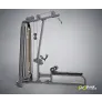 Тяга сверху/Гребная тяга DHZ Pulldown/Low row Стек 109 кг E-1079B - Фото 7