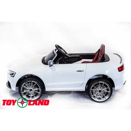 Электромобиль ToyLand Audi RS 5 белый - Фото 4