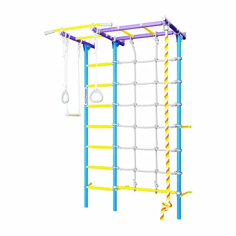 Домашний спортивный комплекс "Romana S7" сиренево/голубой - Фото 3