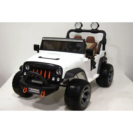 Электромобиль RiverToys Jeep A004AA WHITE