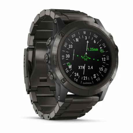 Авиационные часы Garmin D2 DELTA PX для пилотов (ремешок титан) - Фото 6
