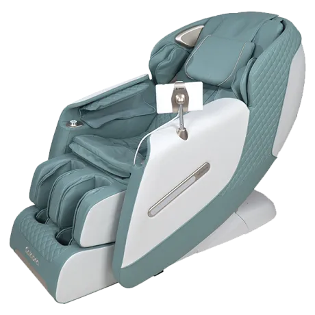 Массажное кресло Meridien Calabria (White + Green) - Фото 2