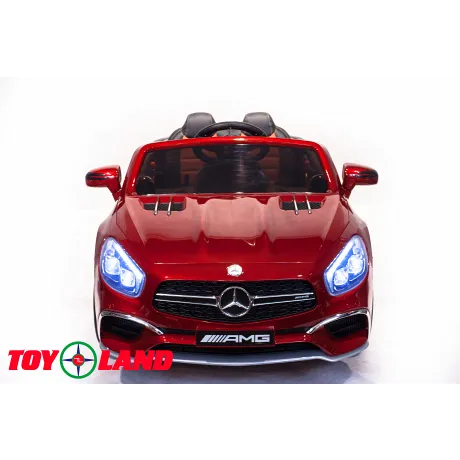 Электромобиль ToyLand Mercedes-Benz SL65 AMG красный - Фото 3