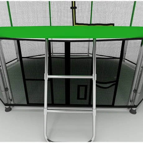 Батут I-JUMP Elegant 8FT Green - Фото 7