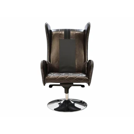 Дизайнерское массажное кресло EGO Lord EG3002 Шоколад (Арпатек) - Фото 5