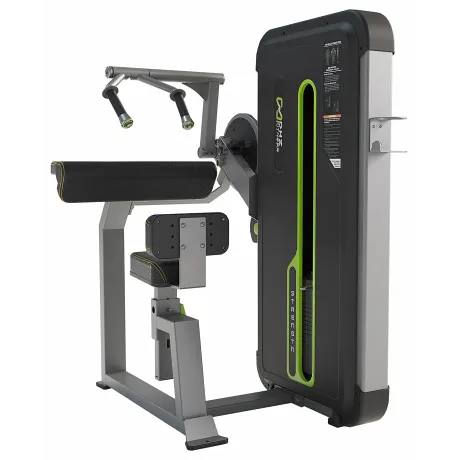 Трицепс-машина сидя. Прямая парта DHZ Seated Tricep - Flat Стек 105 кг A3027 - Фото 4