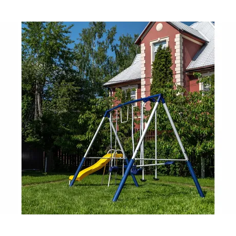 Детский комплекс DFC качели, качели-балансир, горка 74201 - Фото 5