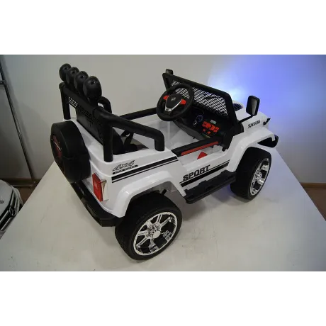 Электромобиль RiverToys JEEP T008TT (белый) - Фото 14