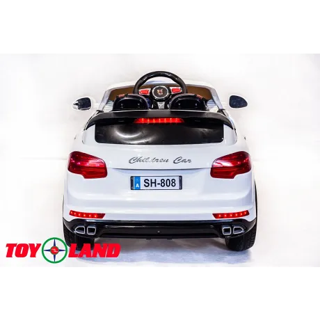 Электромобиль ToyLand Porsche Cayenne SH-808 белый - Фото 5