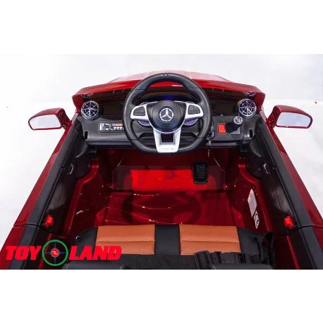 Электромобиль ToyLand Mercedes-Benz SL65 AMG красный - Фото 8