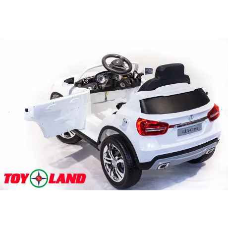 Детский электромобиль Toyland Mercedes-Benz GLA белый - Фото 6