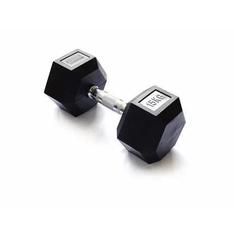 Гантель Original FitTools 15 кг гексагональная