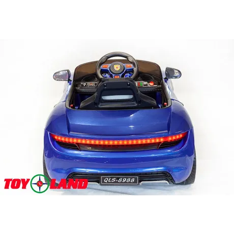 Электромобиль ToyLand Porsche Sport QLS 8988 синий (краска) - Фото 7
