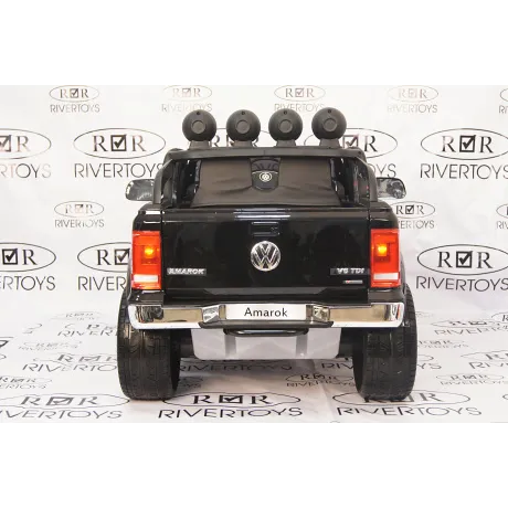 Электромобиль RiverToys VOLKSWAGEN-AMAROK-M999MM Black - Фото 16