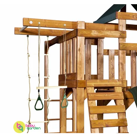 Детская игровая площадка Babygarden Play 7 зеленый - Фото 3