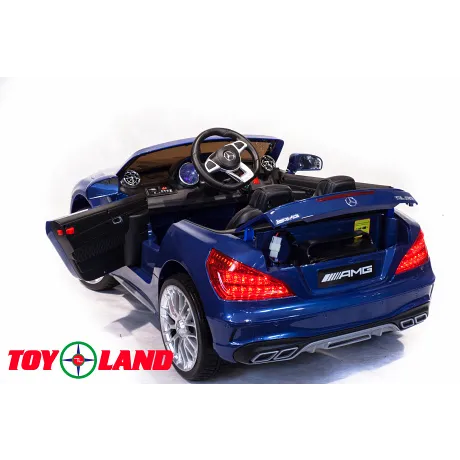 Электромобиль ToyLand Mercedes-Benz SL65 AMG синий - Фото 6