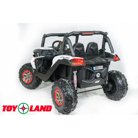 Электромобиль ToyLand Багги ХМХ603 4х4 белый - Фото 6