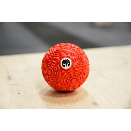 Мячик массажный Yousteel рифленый - красный - Фото 3