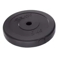 Диск пластиковый Starfit BB-203, d=26 мм, черный, 5 кг