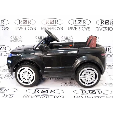 Электромобиль RiverToys Range O007OO VIP (черный глянцевый) - Фото 7