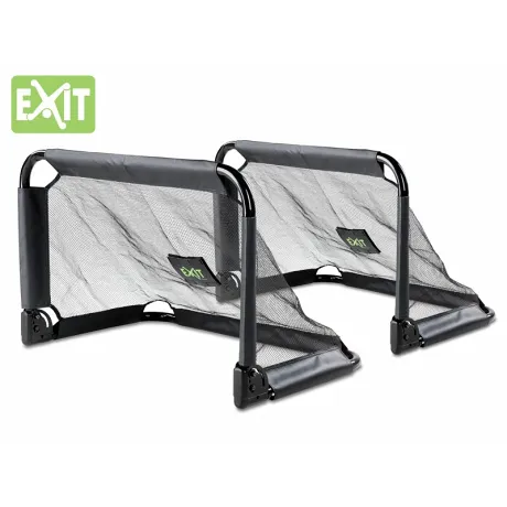 Футбoльныe ворота Exit Toys ПИКО (2 шт в нaборe) cклaдные