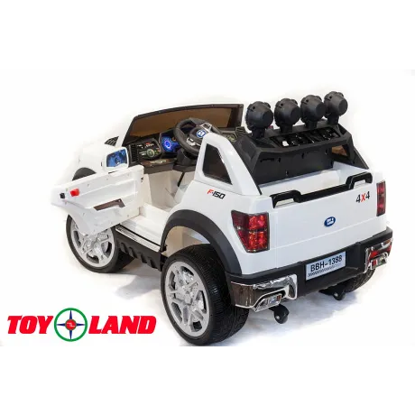 Электромобиль ToyLand BBH 1388 белый - Фото 4