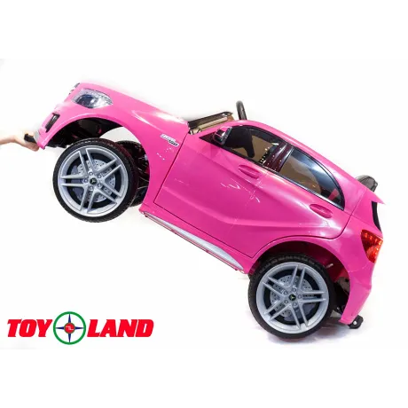Электромобиль ToyLand Mercedes-Benz A45 розовый - Фото 10