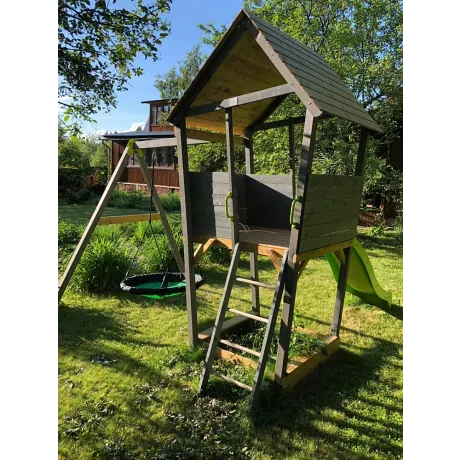 Игровой комплекс Exit Toys Акцент с кaчелями-гнездо - Фото 6