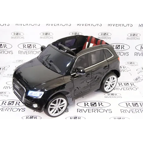 Электромобиль RiverToys AUDI Q5 Black - Фото 18