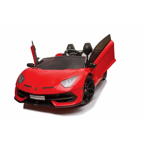 Детский электромобиль Lamborghini Aventador SVJ (A111MP) красный - Фото 3