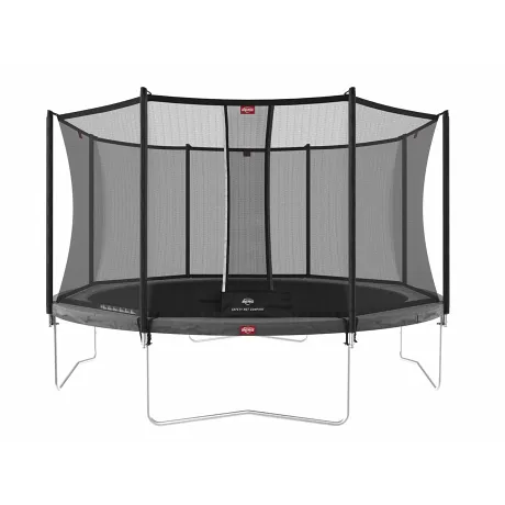 Батут BERG Favorit Grey 430 + защитная сетка Safety Net Comfort