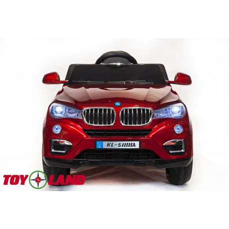 Электромобиль ToyLand BMW X6 красный - Фото 2