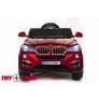 Электромобиль ToyLand BMW X6 красный - Фото 2