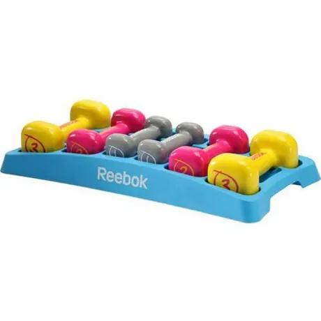 Набор из 6 гантелей (1-3кг) в футляре Набор из 6 гантелей (1-3кг) в футляре