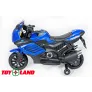 Электромотоцикл ToyLand Moto Sport LQ 168 синий - Фото 4