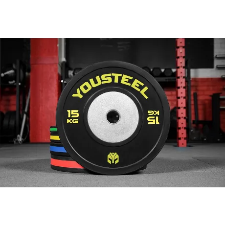 Диски Yousteel чёрный/желтый 15 кг